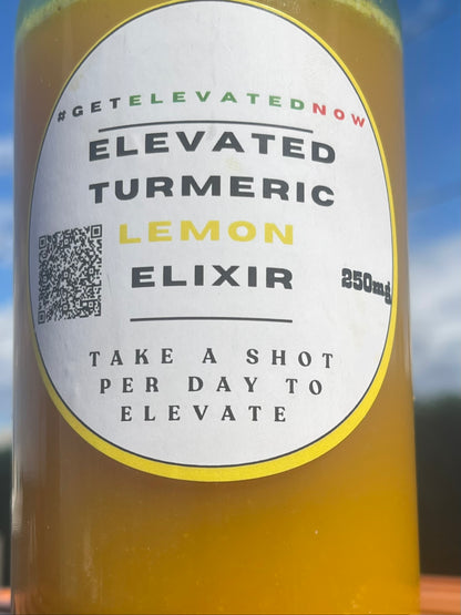 ELEVATED ELIXIR - Turmeric, Ginger, Lemon, & Alkalized Water